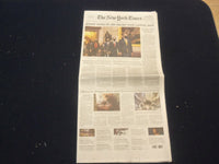 2021 FEBRUARY 10 NEW YORK TIMES - SENATE VOTES TO TRY TRUMP OVER CAPITOL RIOT