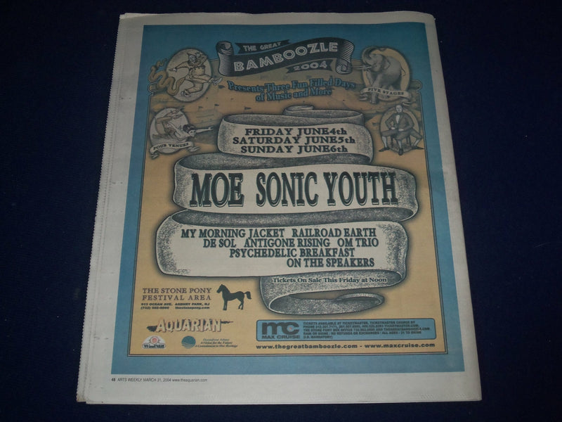 2004 MARCH 31-APRIL 7 WEEKLY NEWSPAPER - AEROSMITH COVER - J 1088
