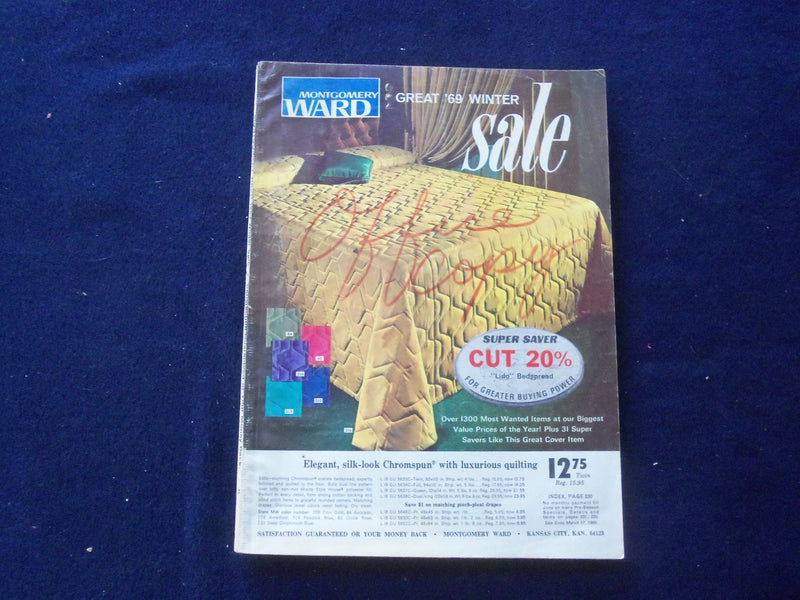 1969 WINTER MONTGOMERY WARD CATALOG - KANSAS CITY, MISSOURI - J 8478