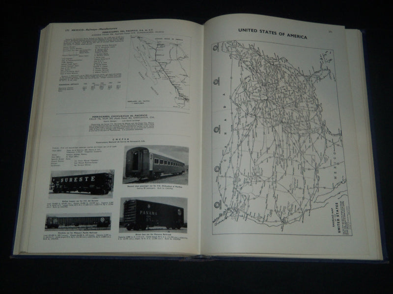 1966 JANE'S WORLD RAILWAYS BOOK - 9TH EDITION - NICE ADVERTISEMENTS - R 275M