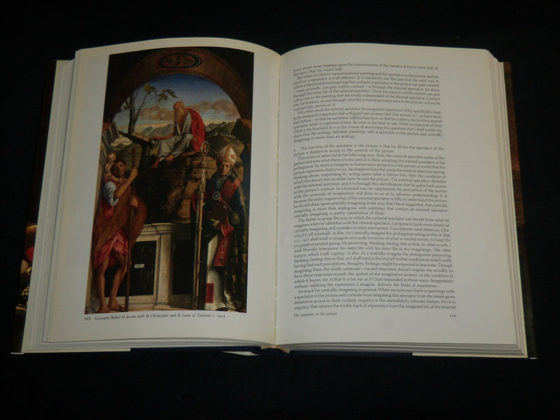 1987 PAINTINGS AS AN ART HARDCOVER BOOK BY RICHARD WOLLHEIM - R 705P