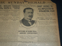 1911 DEC 3 THE BOSTON HERALD - SWIFT JUSTICE IN PLOT - WILLIAM BURNS - BH 189