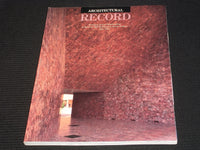 1987 MAY ARCHITECTURAL RECORD MAGAZINE - SHOWROOMS FRONT COVER - E 958