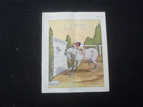 1914 FEBRUARY 26 LIFE MAGAZINE - WILL HE GET OVER? - L 758V