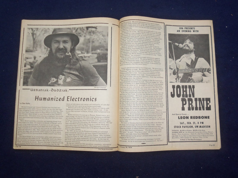 1976 FEBRUARY 18 BUGLE AMERICAN MAGAZINE - PETE SEEGER INTERVIEW - J 9434