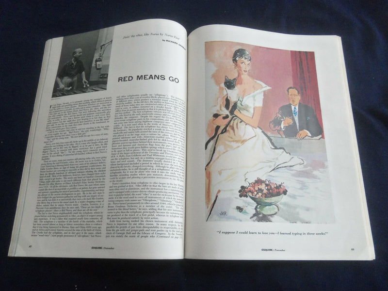 1954 NOVEMBER ESQUIRE MAGAZINE - JANE RUSSELL: ESQUIRE'S FAIR LADY - SP 1222E
