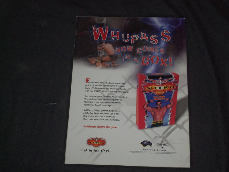 2000 AUGUST TV WRESTLERS RAW NITRO MAGAZINE - JARRETT VS ROCK COVER - CW 478
