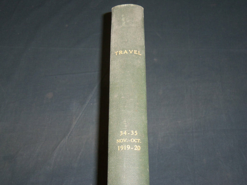 1919 NOV-1920 OCT TRAVEL MAGAZINE BOUND VOLUME - GREAT COVERS - KD 6005