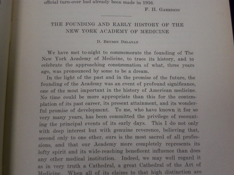 1925-1926 BULLETIN OF THE NEW YORK ACADEMY OF MEDICINE LOT OF 24 ISSUES - O 2115