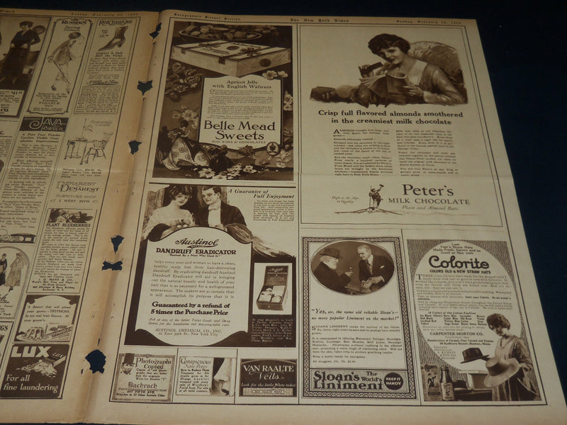 1920 FEBRUARY 29 NEW YORK TIMES PICTURE SECTION - CAPABLANCA - PHOTOS - NT 8771