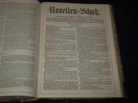 1873 NOVELLEN-SCHATZ - 14TH ANNUAL GERMAN BOUND VOLUME - KD 879P
