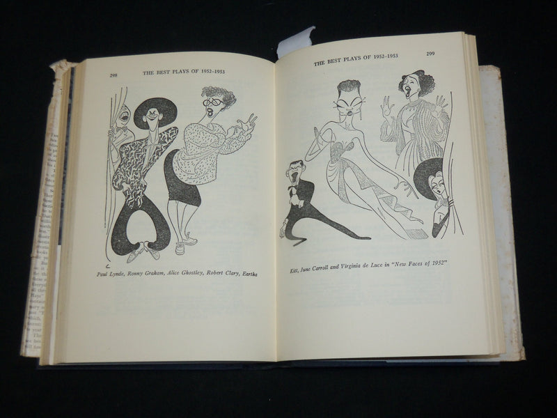 1953 BURNS MANTLE YEARBOOK THE BEST PLAYS 1952-1953 HARDCOVER BOOK - KD 6505
