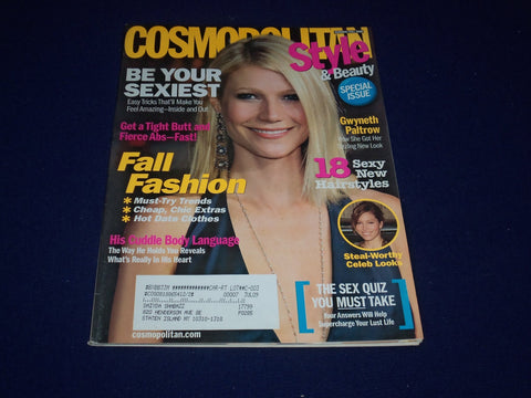 2008 SUMMER/FALL COSMOPOLITAN MAGAZINE - GWYNETH PALTROW - SP 3687
