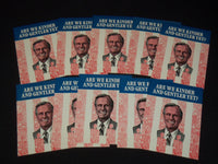1991 ARE WE KINDER AND GENTLER YET? GEORGE BUSH POSTCARD LOT OF 11 - J 9539
