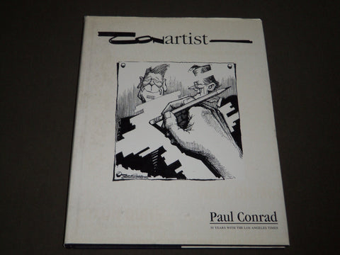 1993 CON ARTIST BY PAUL CONRAD HARDCOVER BOOK - NICE ILLUSTRATIONS - KD 4701