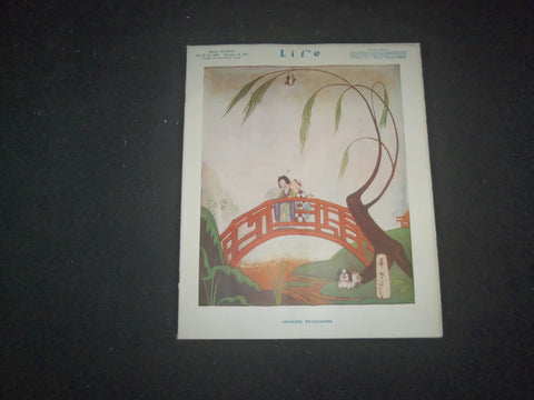 1917 NOVEMBER 15 LIFE MAGAZINE - JAPANESE BRIDGEWORK - L 766F