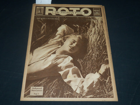 1943 SEPT 12 THE PITTSBURGH PRESS SUNDAY ROTO SECTION - DOROTHY MCGUIRE- NP 4572