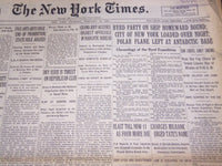 1930 FEBRUARY 20 NEW YORK TIMES - BYRD PARTY ON SHIP HOMEWARD BOUND - NT 4958