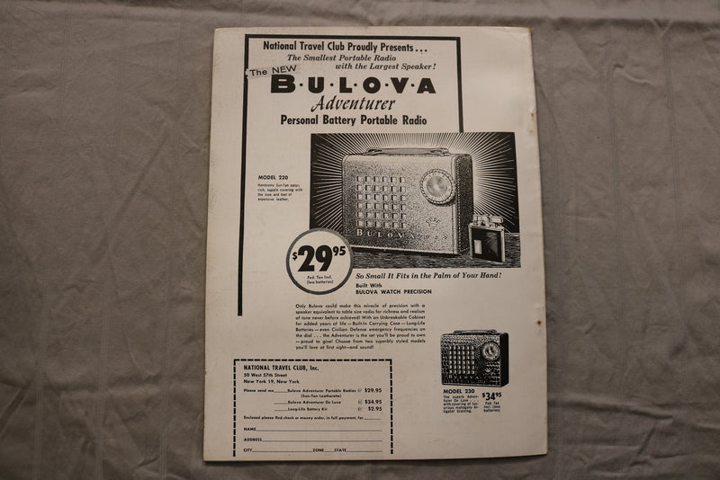 1955 JUNE TRAVEL MAGAZINE - CANADA'S MOUNTAIN CAMPS COVER - B 454B