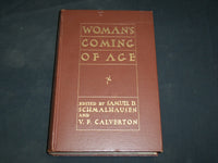 1931 WOMAN'S COMING OF AGE HARDCOVER BOOK BY SCHMALHAUSEN & CALVERTON - KD 2767F