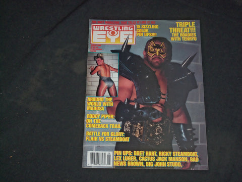 1989 AUGUST WRESTLING EYE MAGAZINE - NICE COVER - CW 648