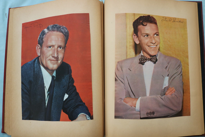 1940'S MOVIE STAR SCRAPBOOK - CLARK GABLE-MICKEY ROONEY-RONALD REAGAN - E 26489