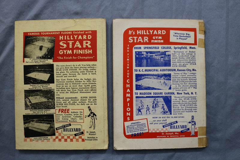 1950-1952 AAU BASKETBALL GUIDES - LOT OF 2 - O 3844