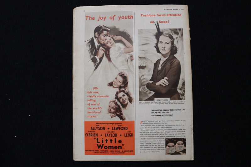 1949 DECEMBER 31 PICTUREGOER MAGAZINE - JOAN CAUFIELD COVER - E 25966