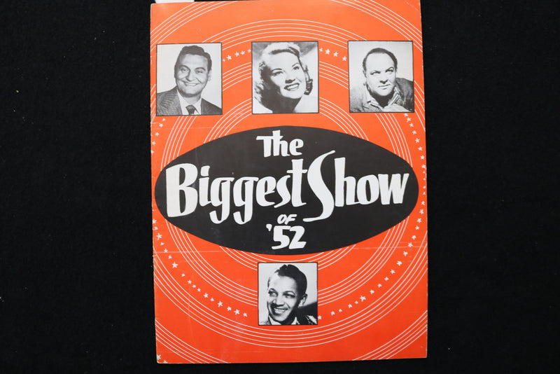 1952 THE BIGGEST SHOW OF '52 PROGRAM - PATTI PAGE - K 2265