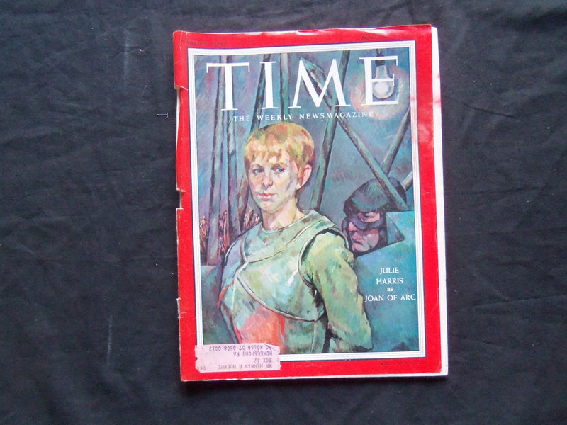 1955 NOVEMBER 28 TIME MAGAZINE - JULIE HARRIS AS JOAN OF ARC - T 1513