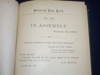 1868 STATE OF NEW YORK ANNUAL REPORT OF ADJUSTANT GENERAL VOLUME 1 - KD 2828