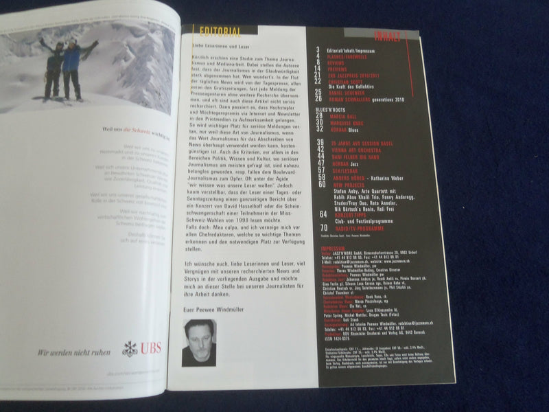2010 SEPTEMBER/OCTOBER JAZZ 'N' MORE MAGAZINE - CHRISTIAN SCOTT - GERMAN- F 375D