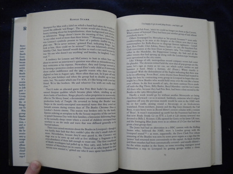 1992 RINGO STARR - STRAIGHT MAN OR JOKER? HARDCOVER BOOK -FIRST EDITION- KD 8019