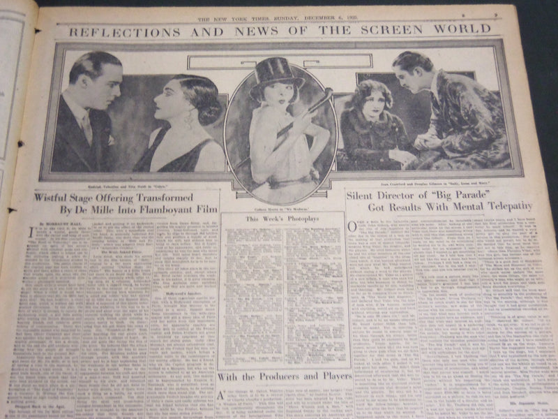1925 DEC 6 NY TIMES - NEW YORK'S 100 NEEDIEST CASES-CHARLES DANA GIBSON- NT 7067