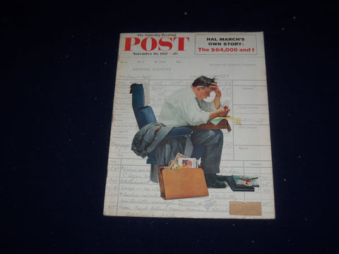 1957 NOVEMBER 30 THE SATURDAY EVENING POST MAGAZINE - ILLUSTRATED COVER- SP 5678