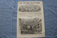 1867 APR 6 LE MONDE ILLUSTRE MAGAZINE - 9, RUE DROUOT - FRENCH - NP 8445