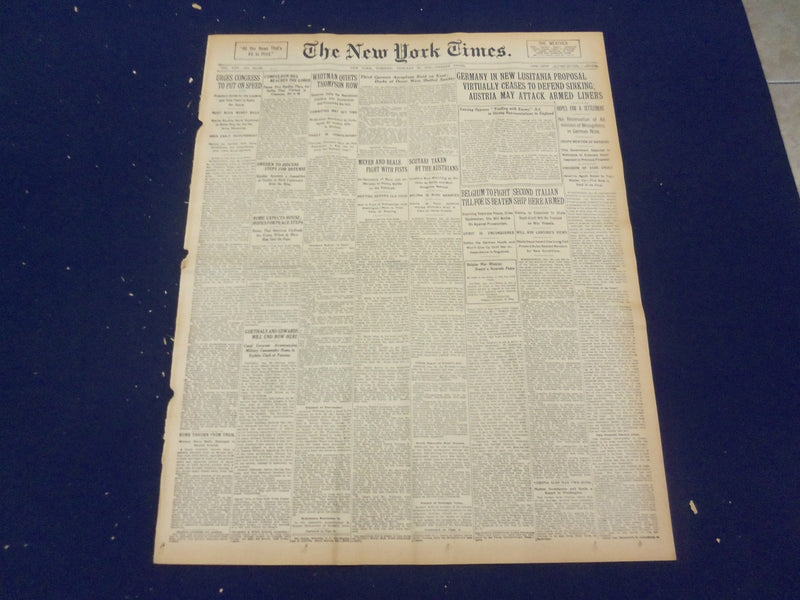 1916 JANUARY 25 NEW YORK TIMES - CAPABLANCEA WINS TWO CHESS GAMES - NT 9066