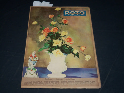 1946 JUNE 2 THE PITTSBURGH PRESS SUNDAY ROTO SECTION - THE ROSE - NP 4480