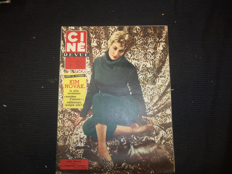 1959 JANUARY 2 CINE REVUE FRENCH MAGAZINE - KIM NOVAK COVER - E 24762