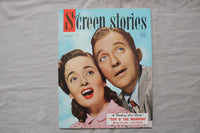 1949 OCTOBER SCREEN STORIES MAGAZINE - BING CROSBY & ANN BLYTH COVER - E 19896