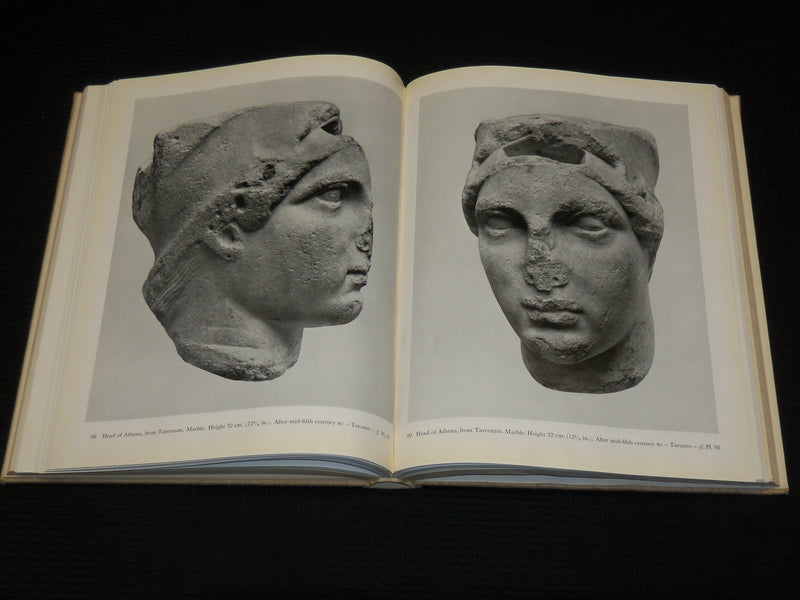 1965 ANCIENT GREEK SCULPTURE OF SOUTH ITALY AND SICILY HARDCOVER BOOK - R 714B