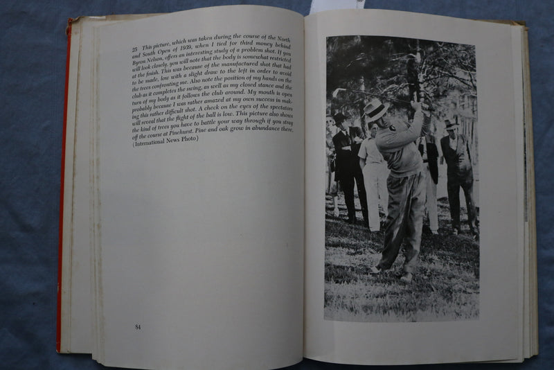 1953 SAM SNEAD'S NATURAL GOLF HARDCOVER BOOK BY - KD 9371