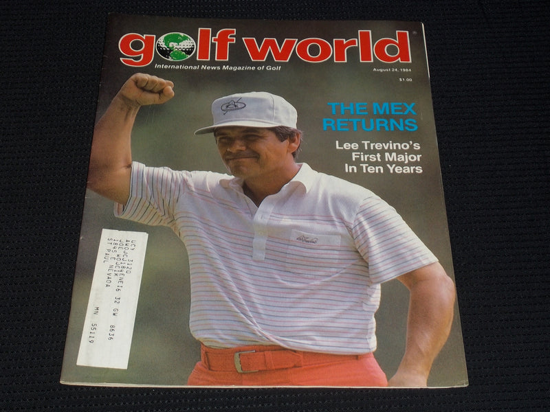 1984 AUGUST 24 GOLF WORLD MAGAZINE - LEE TREVINO FRONT COVER - E 6819