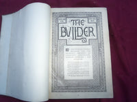1915 JULY-DECEMBER THE BUILDER U. K. MAGAZINE BOUND VOLUME - FOLD OUTS- C 56