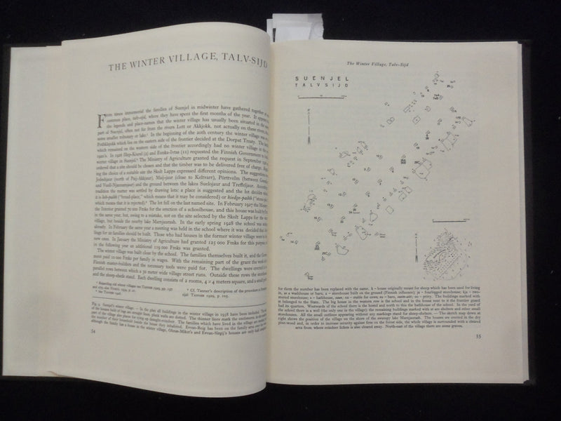 1982 THE SKOLT LAPP COMMUNITY SUENJELSIJD HARDCOVER BOOK - KARL NICKUL - KD 8851