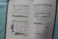 1920-1922 THE MANUAL-TRAINING H.S. PEORIA YEARBOOKS- LOT OF 2- SOFTCOVER- K 3346