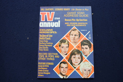 1967 TV STAR ANNUAL MAGAZINE - SHATNER-LANDON-FARROW COVER - E 12943