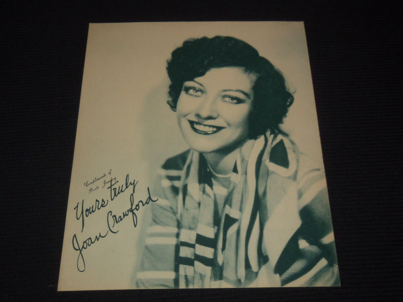 1930'S JOAN CRAWFORD PUBLICITY PHOTO - 11x14 - #160