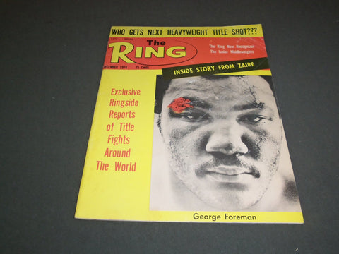 1974 DECEMBER THE RING MAGAZINE - GEORGE FOREMAN - SP 5325