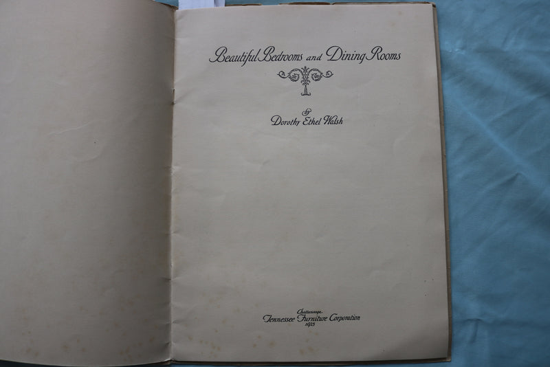 1924 TENNESSEE FURNITURE CORP. BEDROOMS & DINING ROOMS CATALOG-SOFTCOVER- K 2510